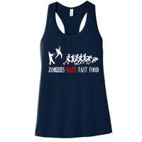 Zombies Eat Brains You'll Be Fine Women's Racerback Tank