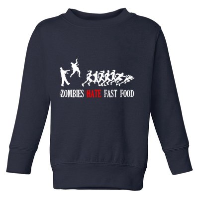 Zombies Eat Brains You'll Be Fine Toddler Sweatshirt