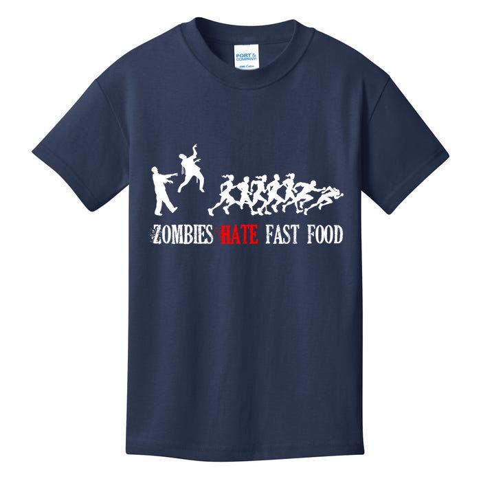 Zombies Eat Brains You'll Be Fine Kids T-Shirt
