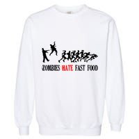 Zombies Eat Brains You'll Be Fine Garment-Dyed Sweatshirt