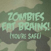 Zombies Eat Brains! (You're Safe) Legacy Tie Dye Trucker Hat