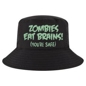 Zombies Eat Brains! (You're Safe) Cool Comfort Performance Bucket Hat