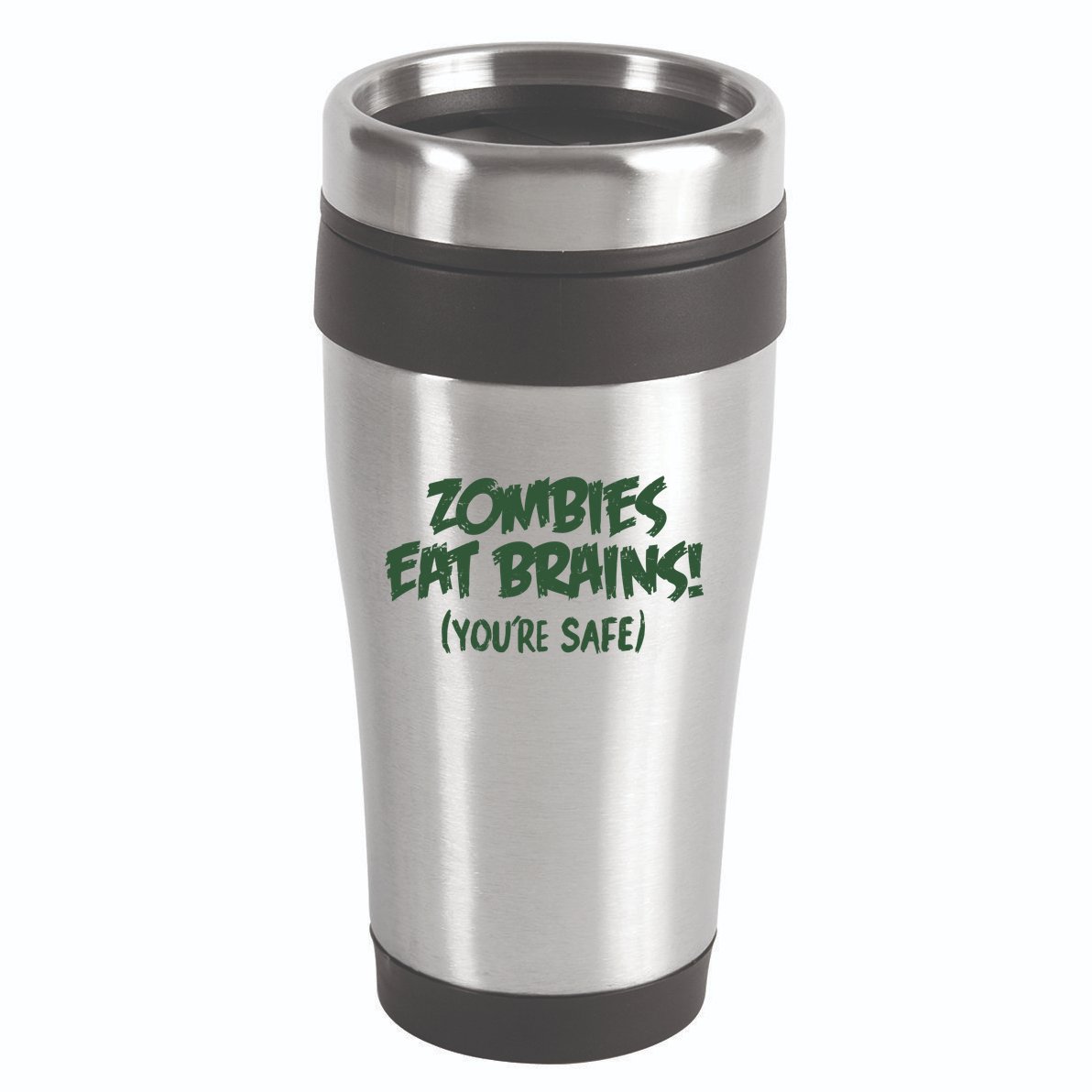 Zombies Eat Brains! (You're Safe) 16oz Travel Tumbler