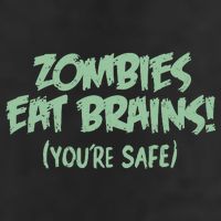 Zombies Eat Brains! (You're Safe) Golf Towel