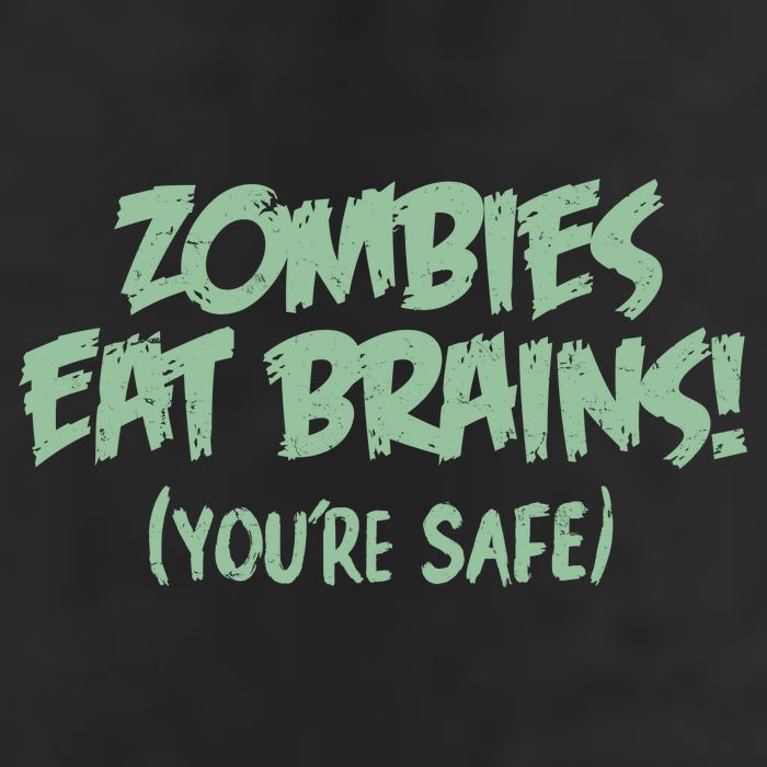 Zombies Eat Brains! (You're Safe) Golf Towel