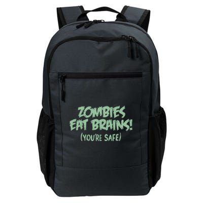 Zombies Eat Brains! (You're Safe) Daily Commute Backpack