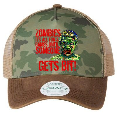 Zombies It's All Fun and Games Legacy Tie Dye Trucker Hat