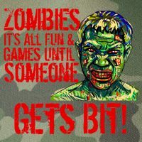 Zombies It's All Fun and Games Legacy Tie Dye Trucker Hat