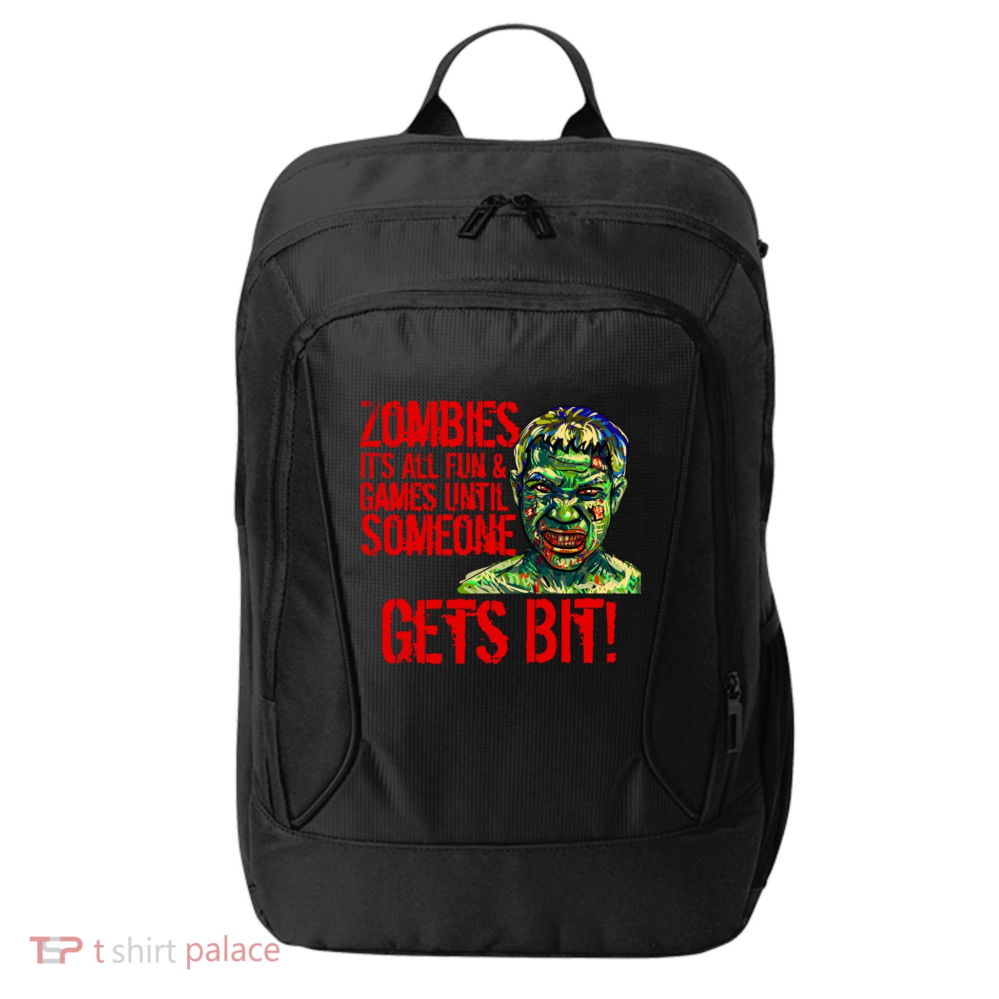 Zombies It's All Fun and Games City Backpack