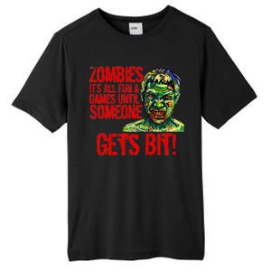 Zombies It's All Fun and Games Tall Fusion ChromaSoft Performance T-Shirt