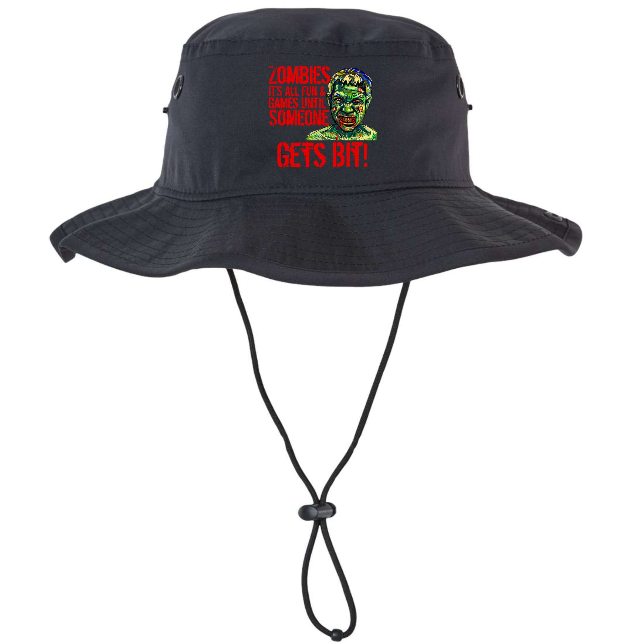 Zombies It's All Fun and Games Bucket Hat