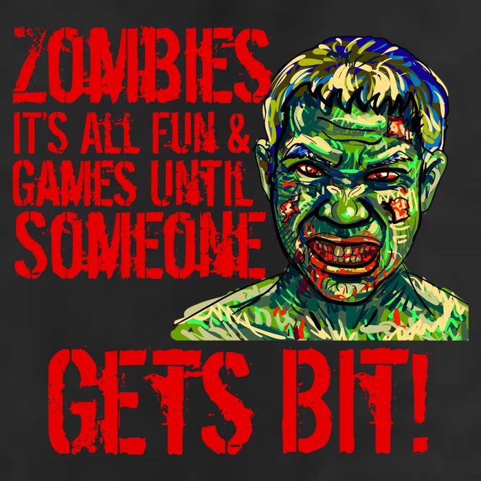 Zombies It's All Fun and Games Trucker Hat