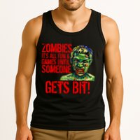 Zombies It's All Fun and Games Tank Top