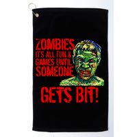 Zombies It's All Fun and Games Golf Towel