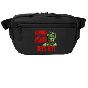 Zombies It's All Fun and Games Crossbody Pack