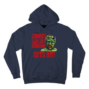 Zombies It's All Fun and Games Hoodie