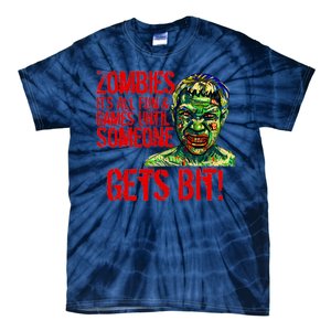 Zombies It's All Fun and Games Tie-Dye T-Shirt