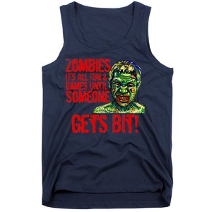 Zombies It's All Fun and Games Tank Top