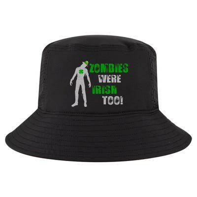 Zombies Were Irish Too Funny Cool Comfort Performance Bucket Hat