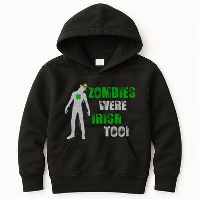 Zombies Were Irish Too Funny Kids Hoodie
