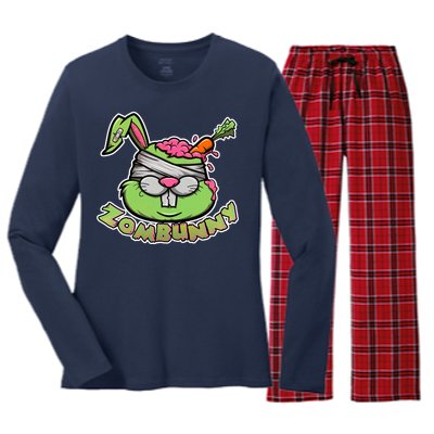 Zombunny Women's Long Sleeve Flannel Pajama Set 