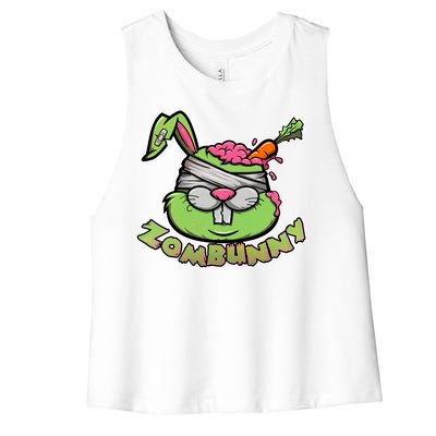 Zombunny Women's Racerback Cropped Tank