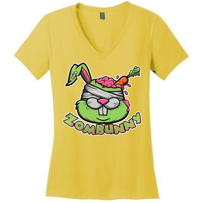 Zombunny Women's V-Neck T-Shirt