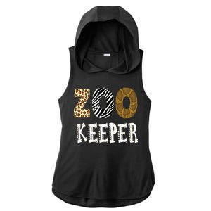 Zoo Keeper Ladies PosiCharge Tri-Blend Wicking Draft Hoodie Tank