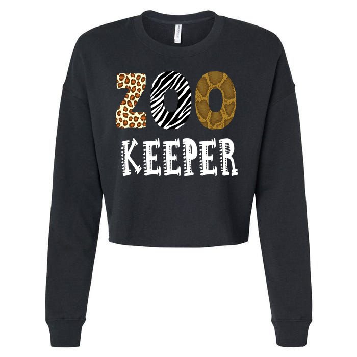 Zoo Keeper Cropped Pullover Crew