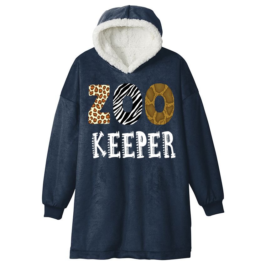 Zoo Keeper Hooded Wearable Blanket