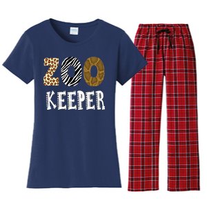 Zoo Keeper Women's Flannel Pajama Set