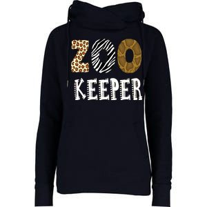 Zoo Keeper Womens Funnel Neck Pullover Hood