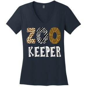 Zoo Keeper Women's V-Neck T-Shirt