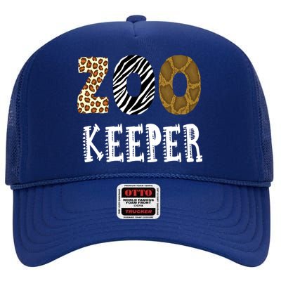 Zoo Keeper High Crown Mesh Back Trucker Hat