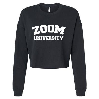 Zoom University Cropped Pullover Crew