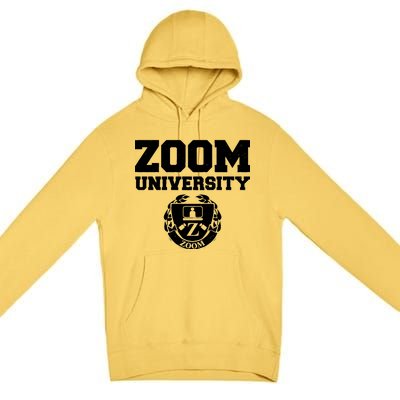 Zoom University Logo Premium Pullover Hoodie