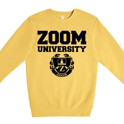 Zoom University Logo Premium Crewneck Sweatshirt