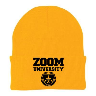 Zoom University Logo Knit Cap Winter Beanie