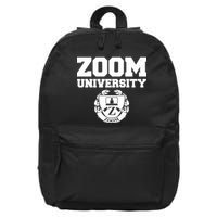 Zoom University Logo 16 in Basic Backpack