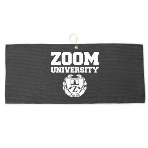 Zoom University Logo Large Microfiber Waffle Golf Towel