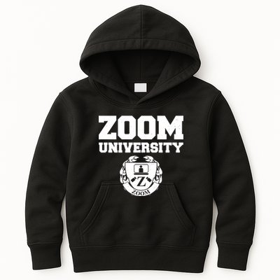 Zoom University Logo Kids Hoodie