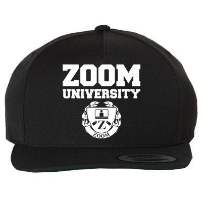 Zoom University Logo Wool Snapback Cap