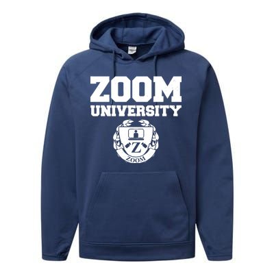 Zoom University Logo Performance Fleece Hoodie