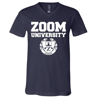 Zoom University Logo V-Neck T-Shirt