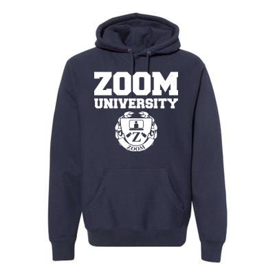 Zoom University Logo Premium Hoodie