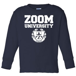 Zoom University Logo Toddler Long Sleeve Shirt