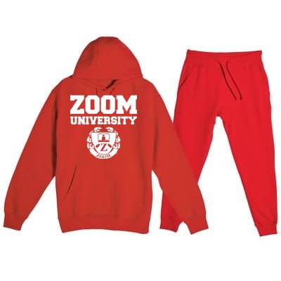 Zoom University Logo Premium Hooded Sweatsuit Set