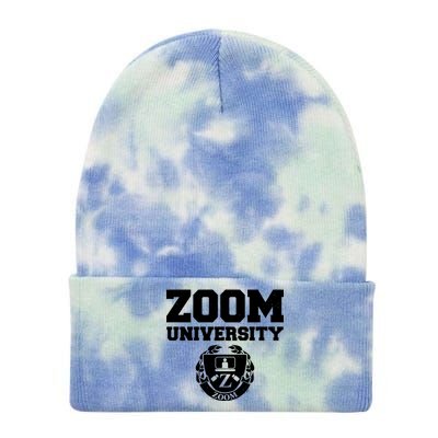 Zoom University Logo Tie Dye 12in Knit Beanie