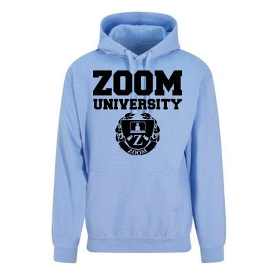 Zoom University Logo Unisex Surf Hoodie