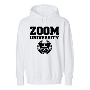 Zoom University Logo Garment-Dyed Fleece Hoodie